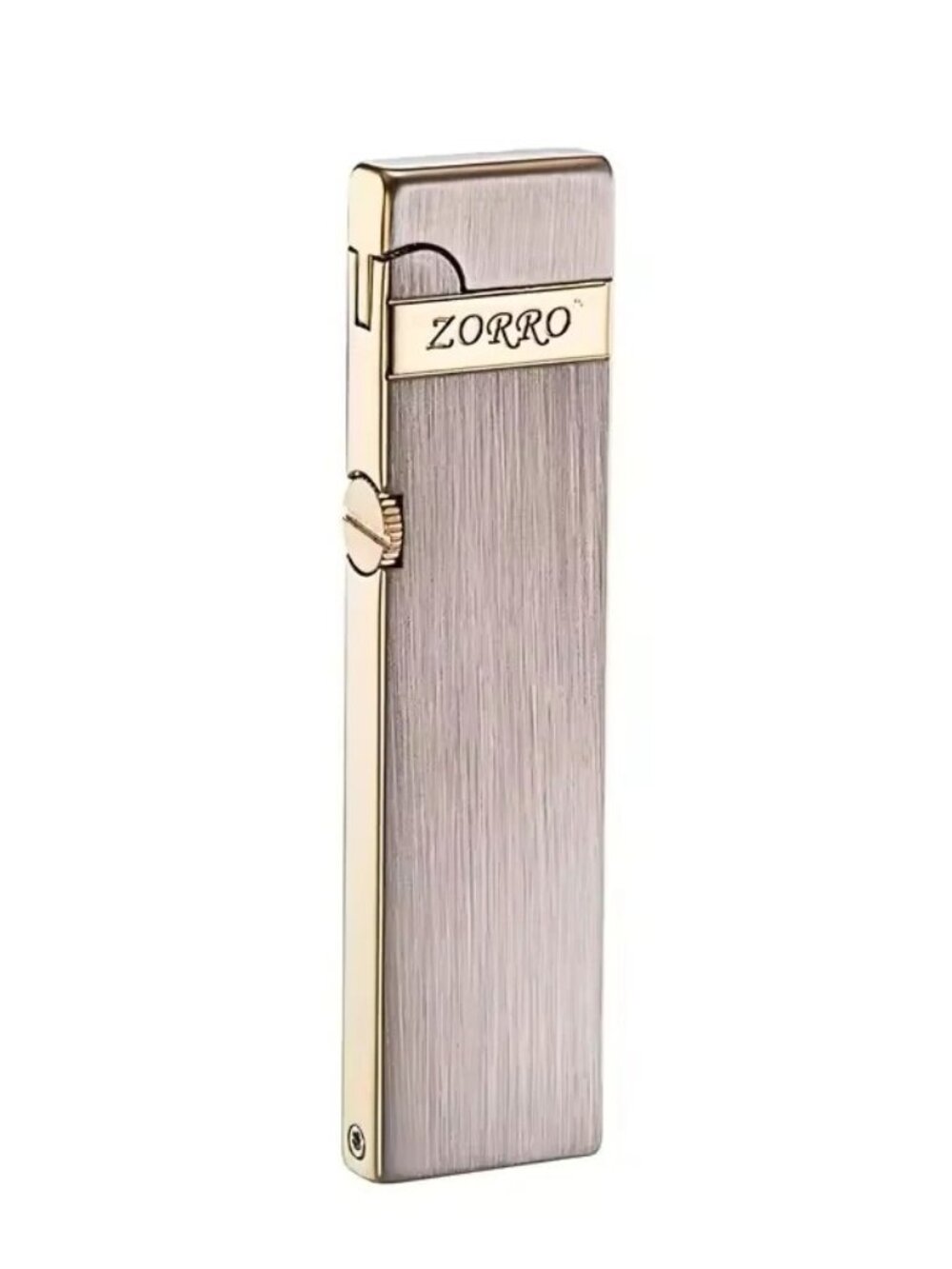 Zorro Z725 Elegant Thin Strip Windproof Grinding Wheel Copper Shell Durable Ligh
